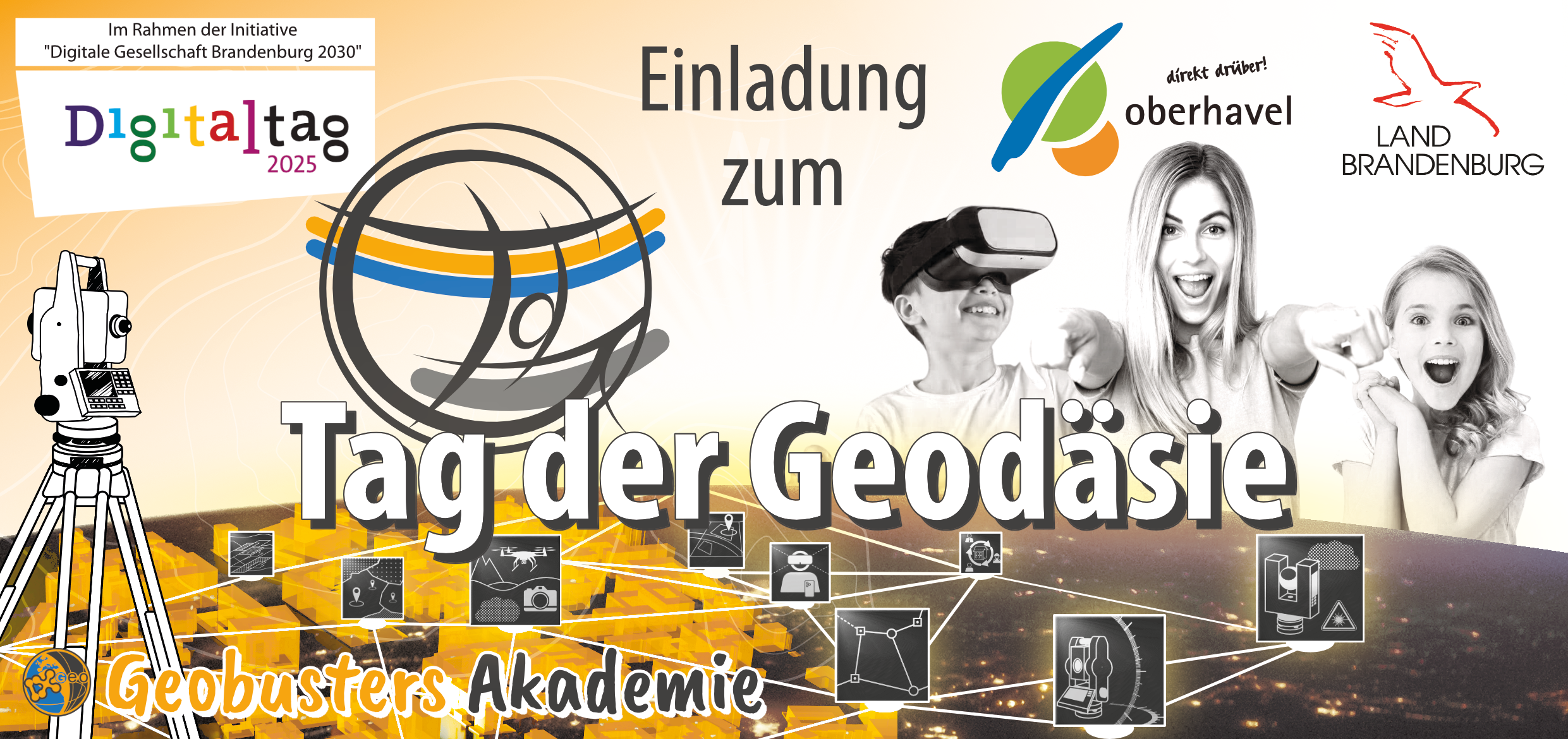 Einladung_Digitaltag2025_Tag_der_Geodäsie_Außenseite_Vorderseite